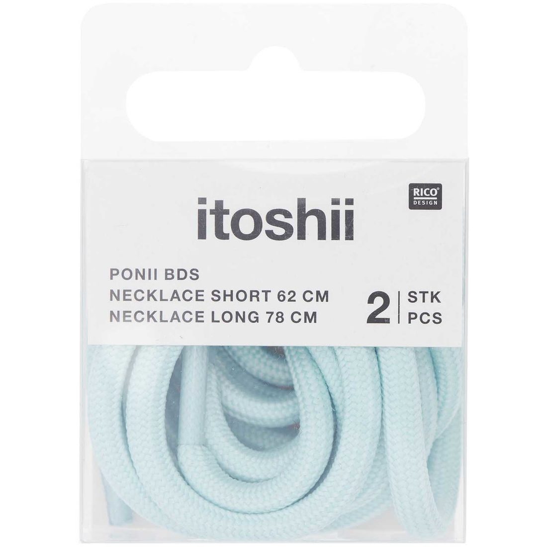 Ponii Beads Halsketting veter 62 cm + 78 cm (2 stuks)