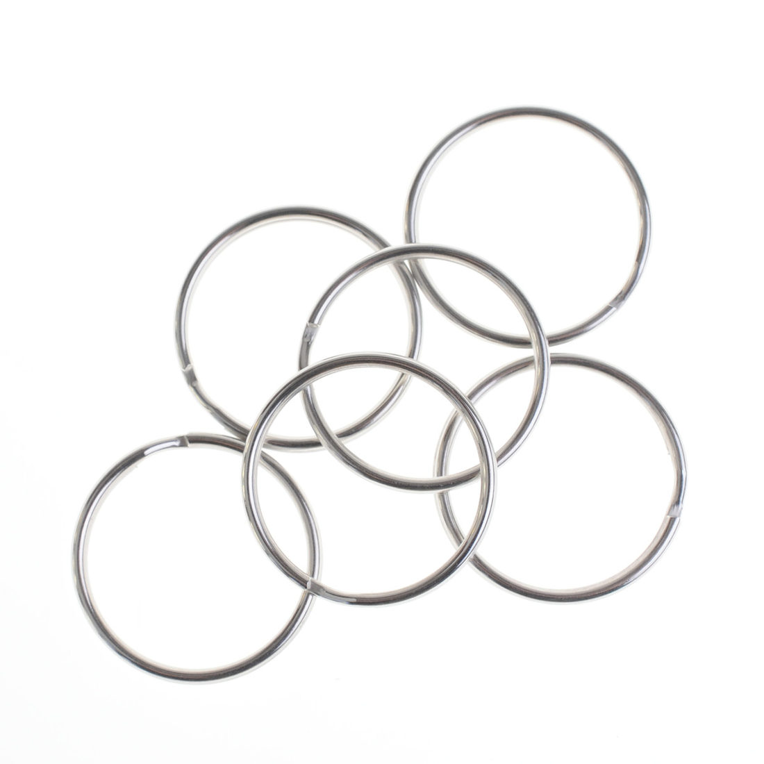 Sleutelring 30 mm 6 stuks Sleutelring 30 mm 6 stuks