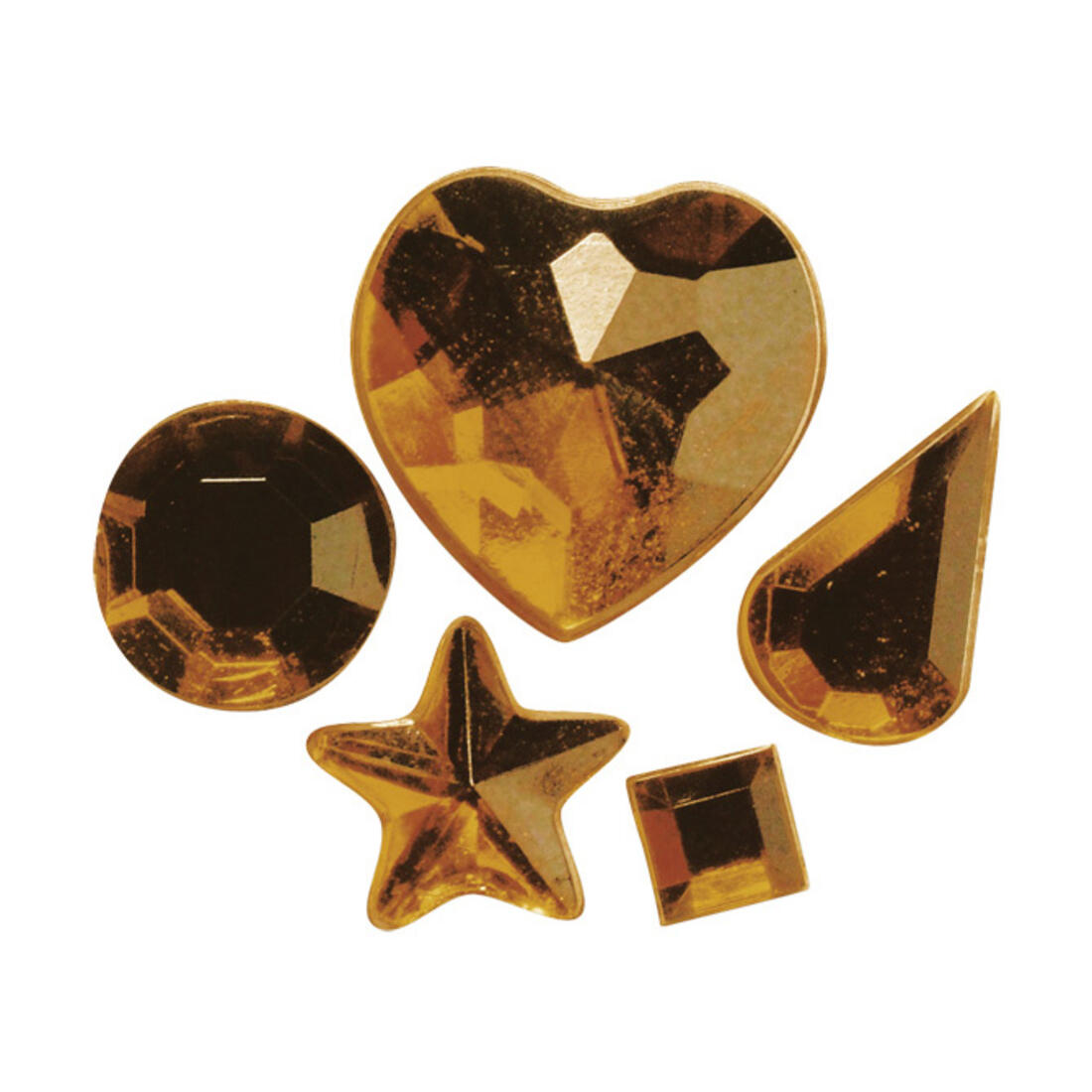 Strass acryl klevend 58 stuks Strass acryl klevend 58 stuks