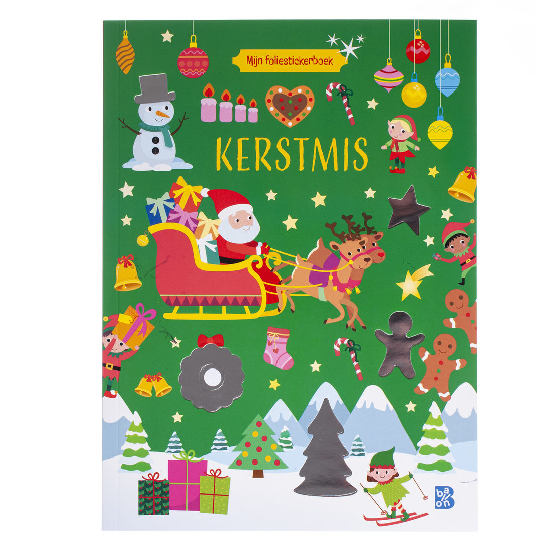 4+ Mijn foliestickerboek - Kerstmis