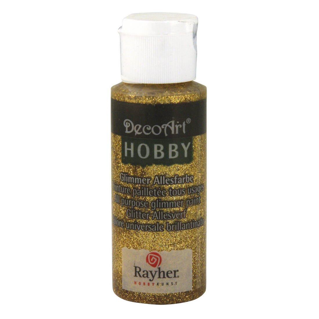 Glitterverf 59 ml brilliant goud