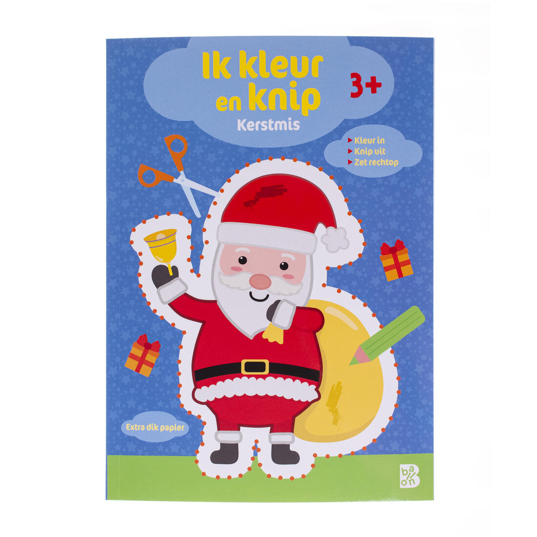 Ik kleur en knip: Kerstmis