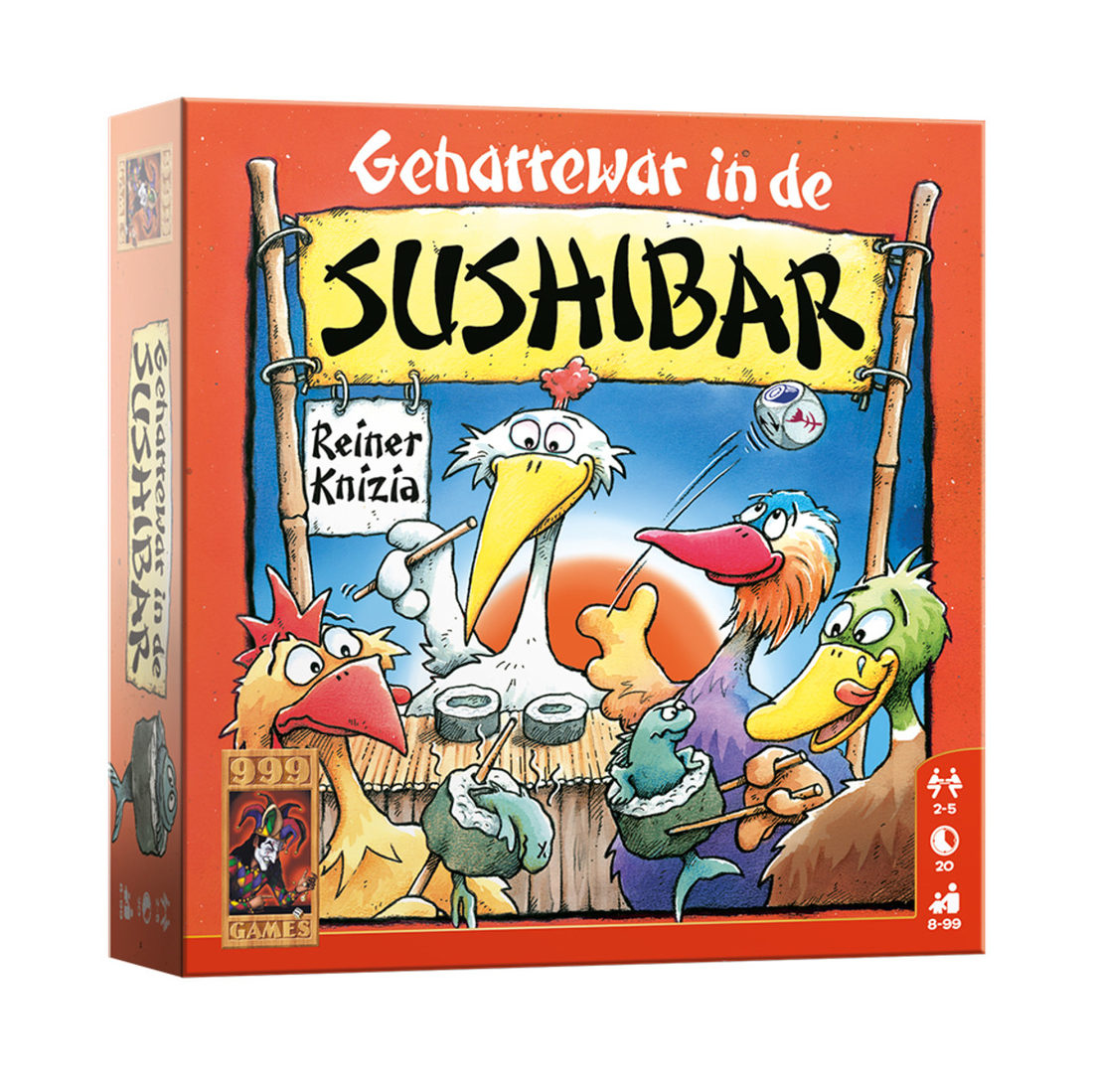 Geharrewar in de Sushibar 8+