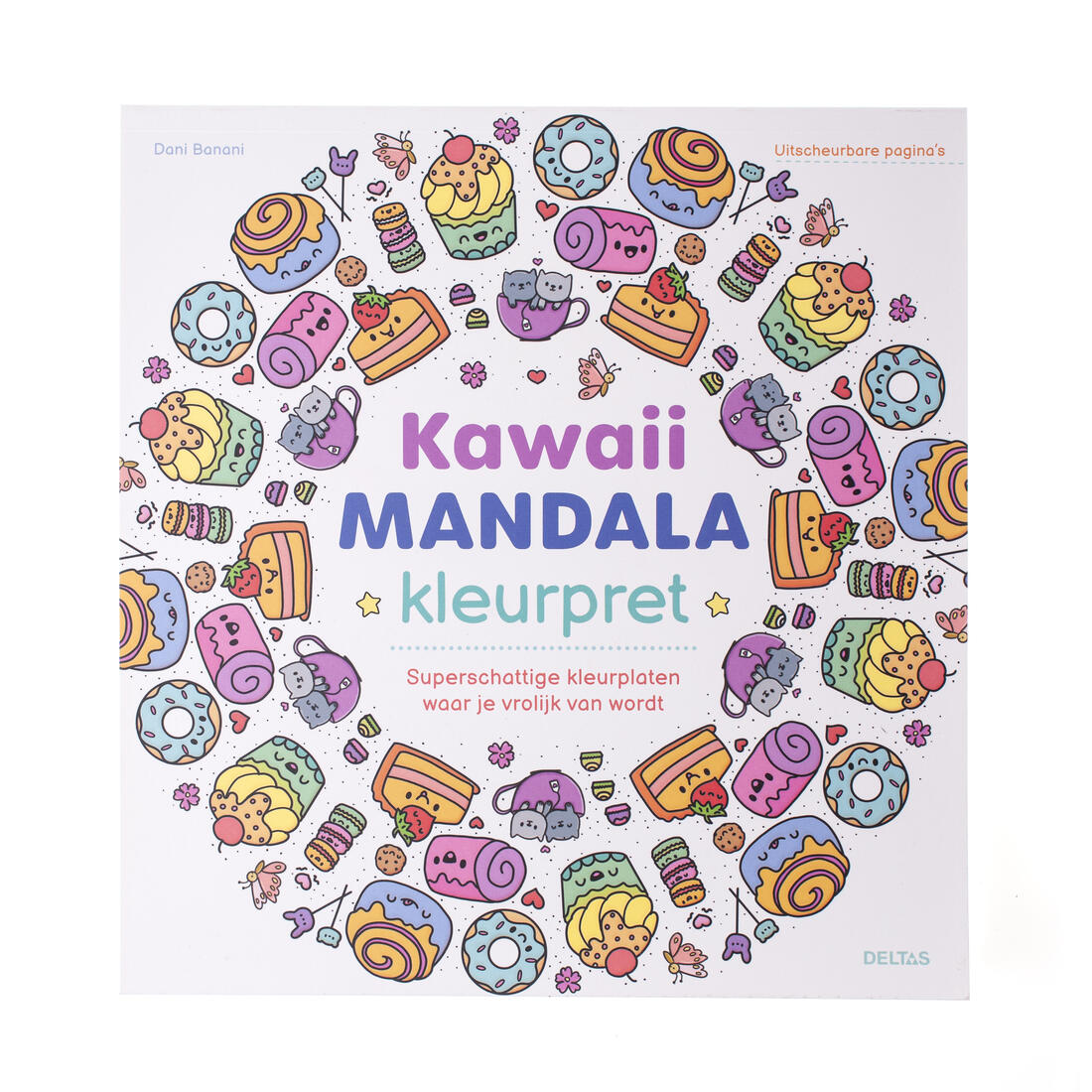 Kawaii Mandala kleurpret