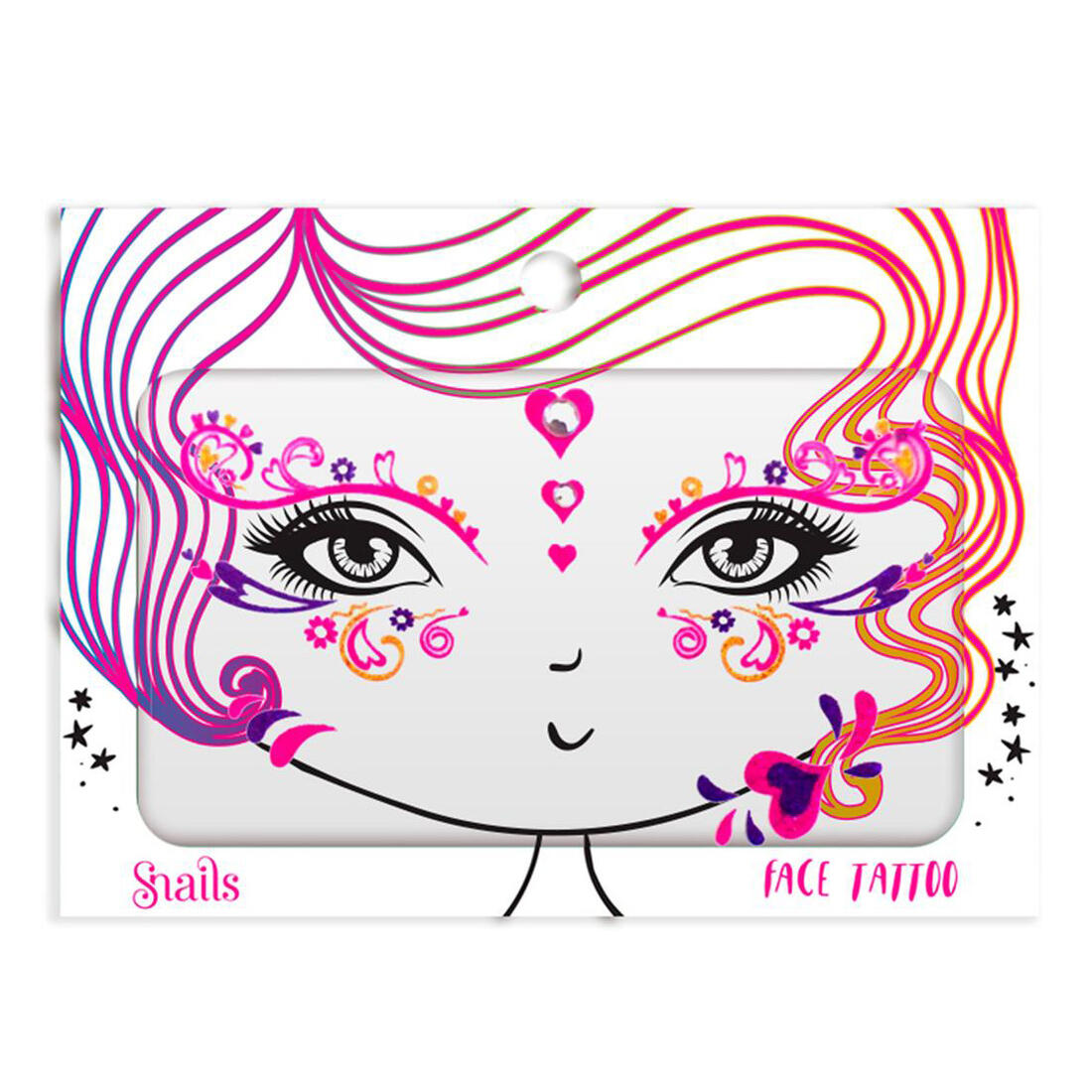 Face Art gezichtstattoo hartenkoningin festival