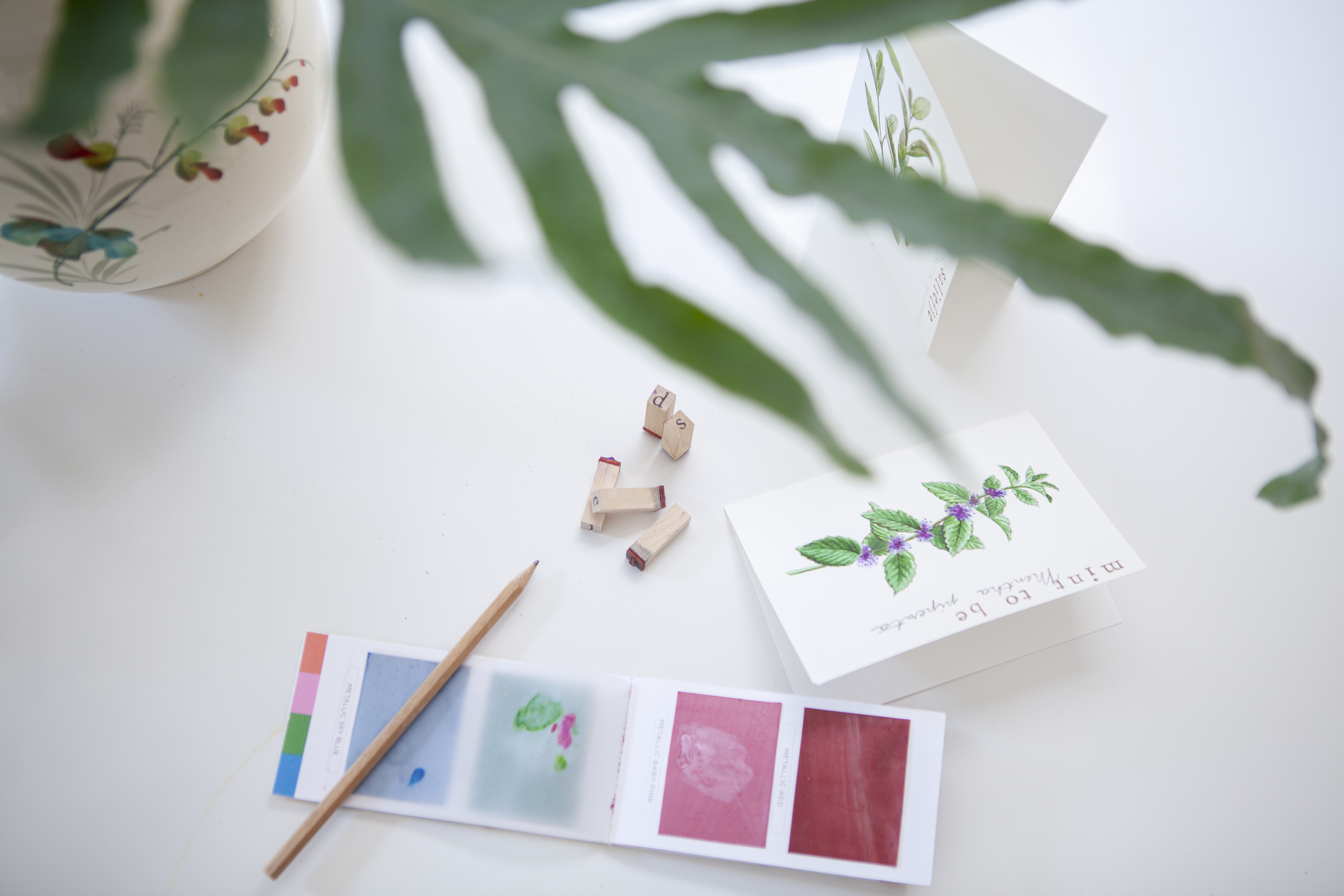 Knutselidee: aquarel kaartje