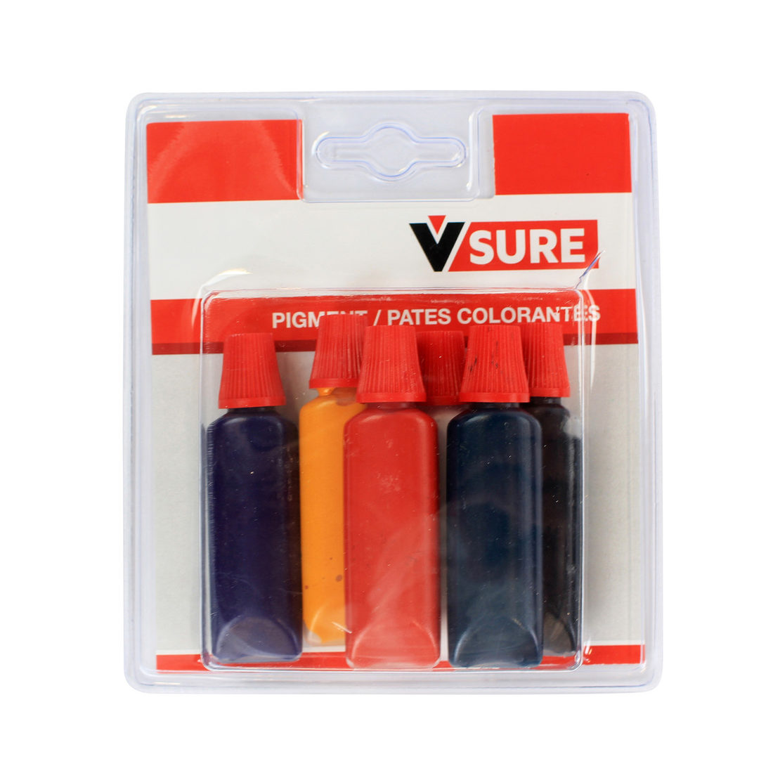 Set kleurpigmenten 6 stuks voor gietpolyester en epoxy