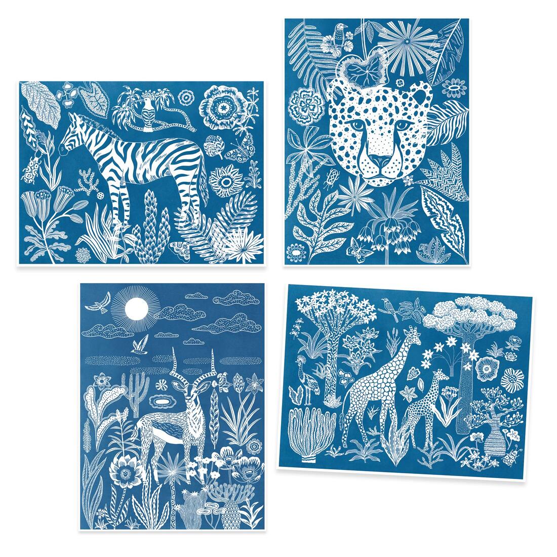 Djeco Cyanotype Savane Nocturne 7-12 jaar