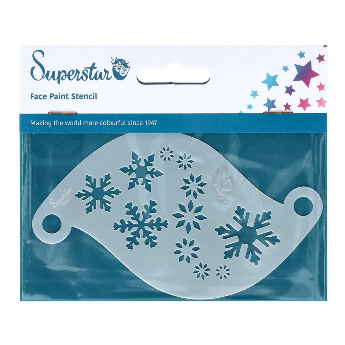 Sjabloon voor grimeren - sneeuwvlokken