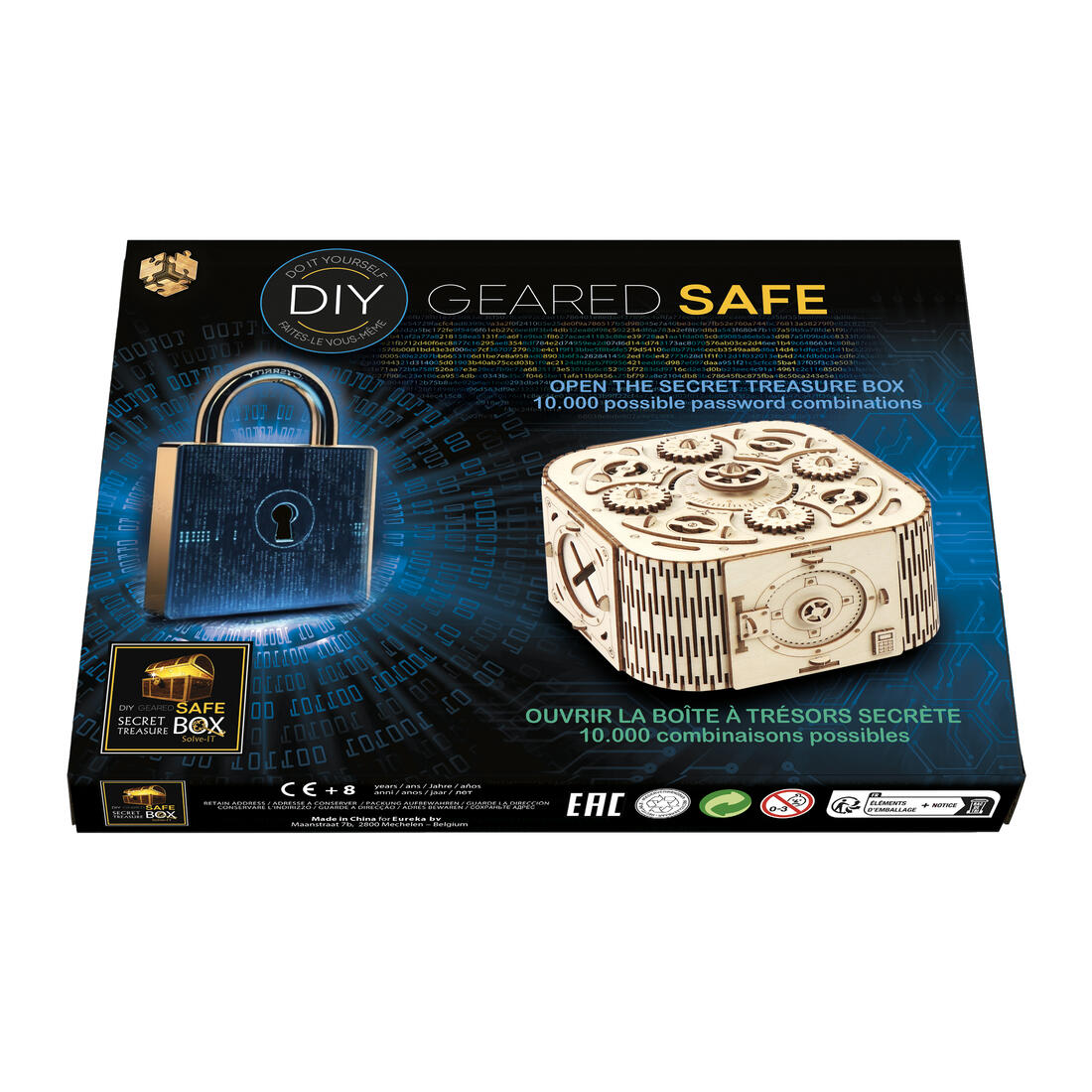 DIY Secret treasure box - Geared safe ***