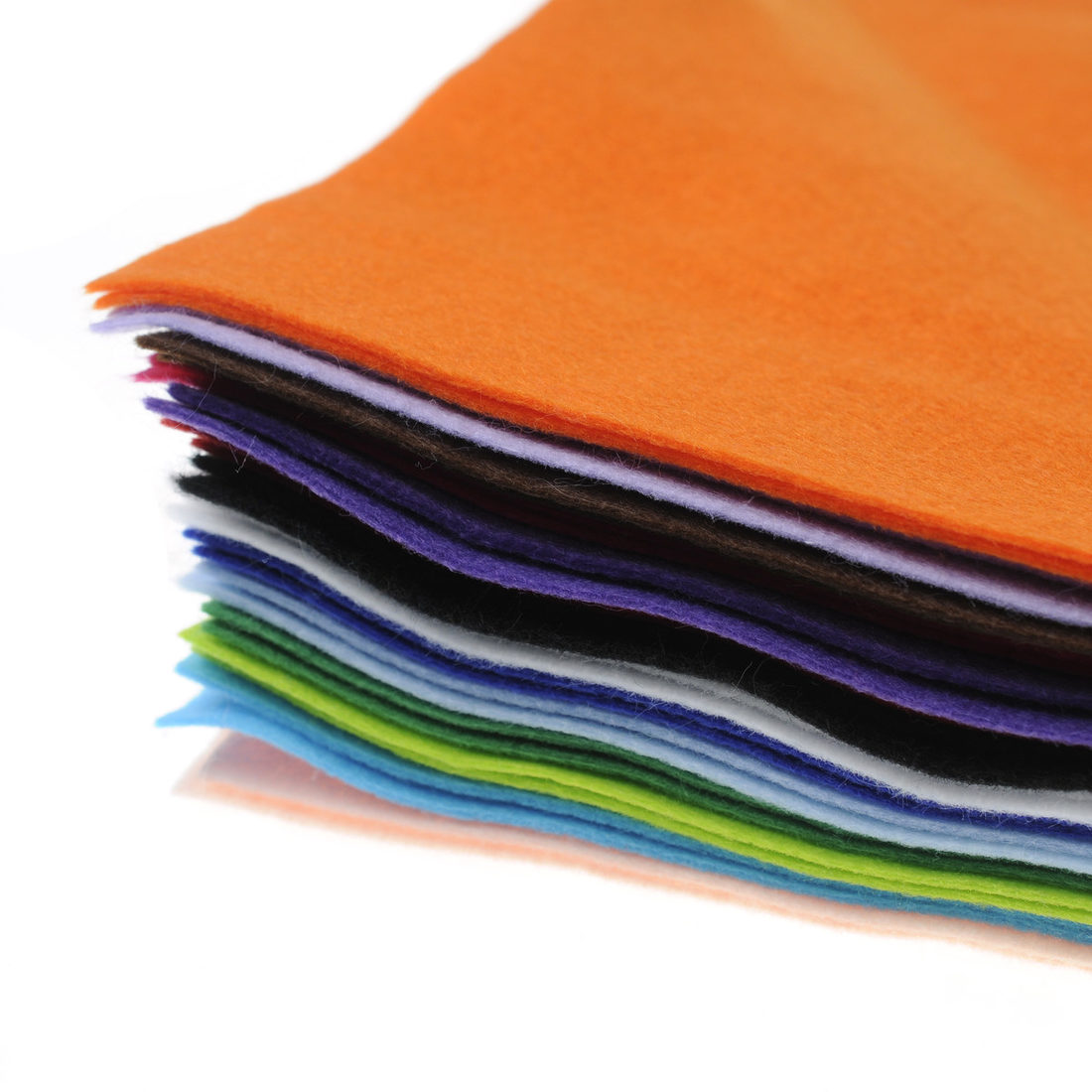 Vilt dun 20 x 30 cm 2 x 14 kleuren