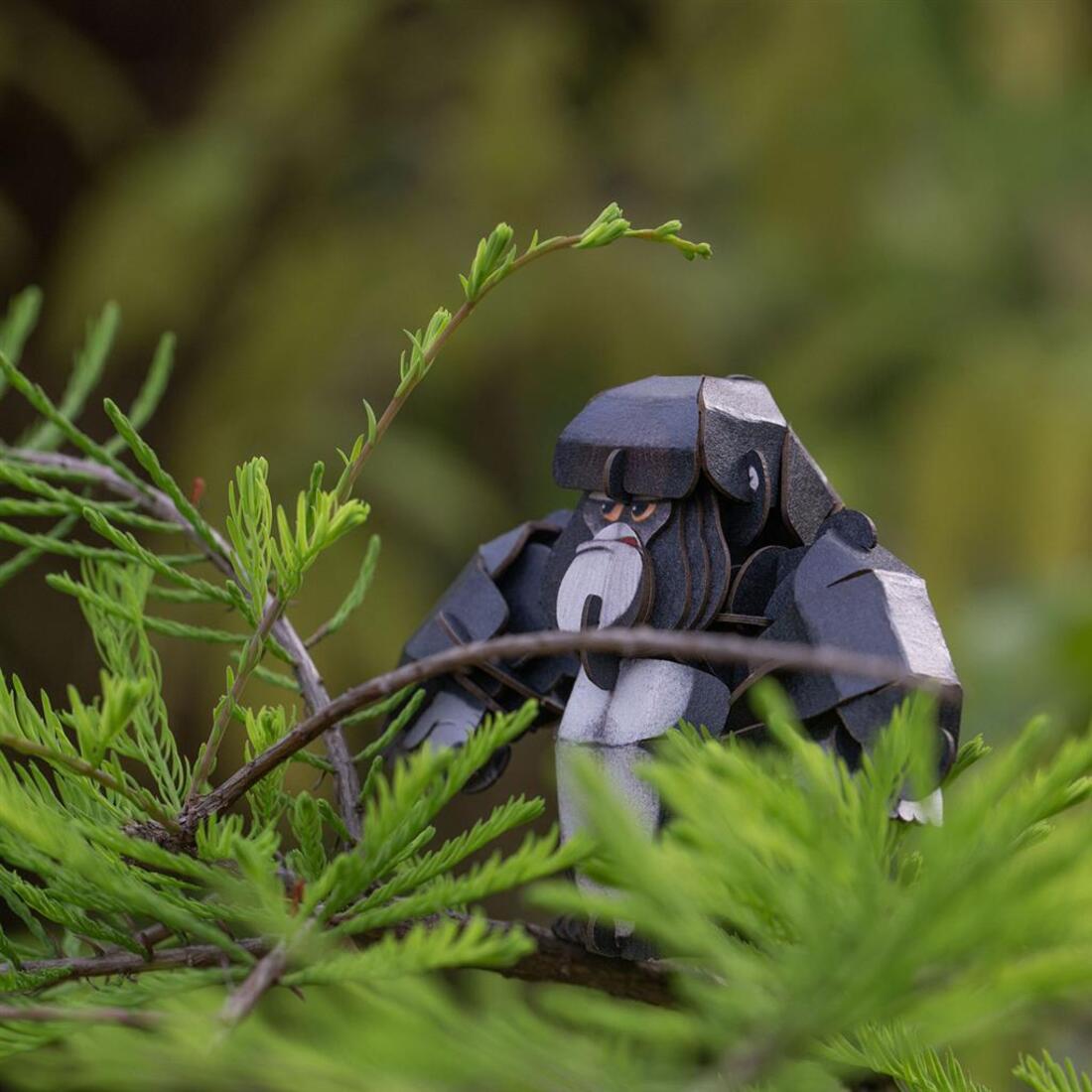 3D puzzel met geluid wild dier - gorilla 3D puzzel met geluid wild dier - gorilla