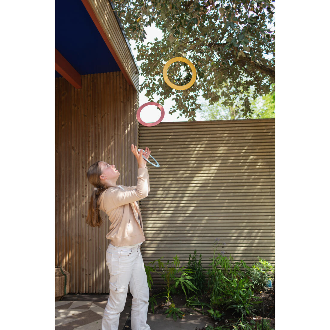 Set van 3 jongleerringen 24 cm in bioplastic Set van 3 jongleerringen 24 cm in bioplastic