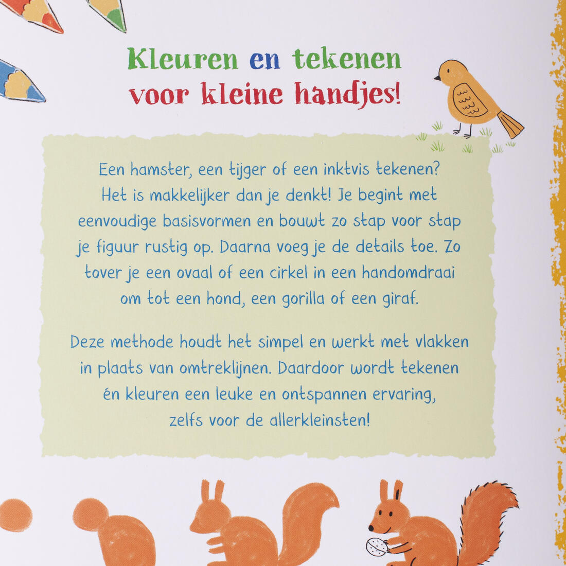 Mijn eerste tekenboek vorlijke dieren 4+