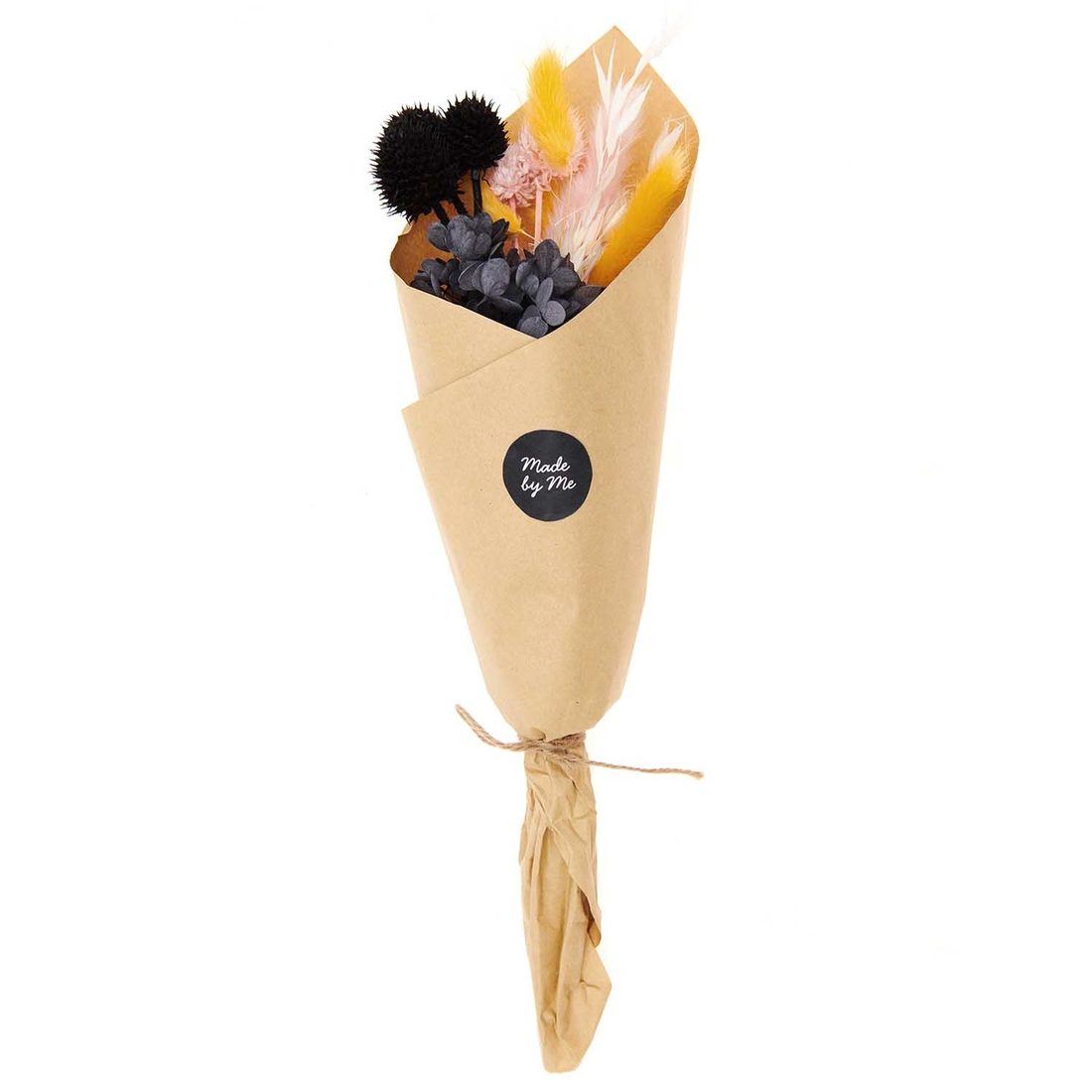 Droogbloemen mix 30 cm naturel zwart Droogbloemen mix 30 cm naturel zwart