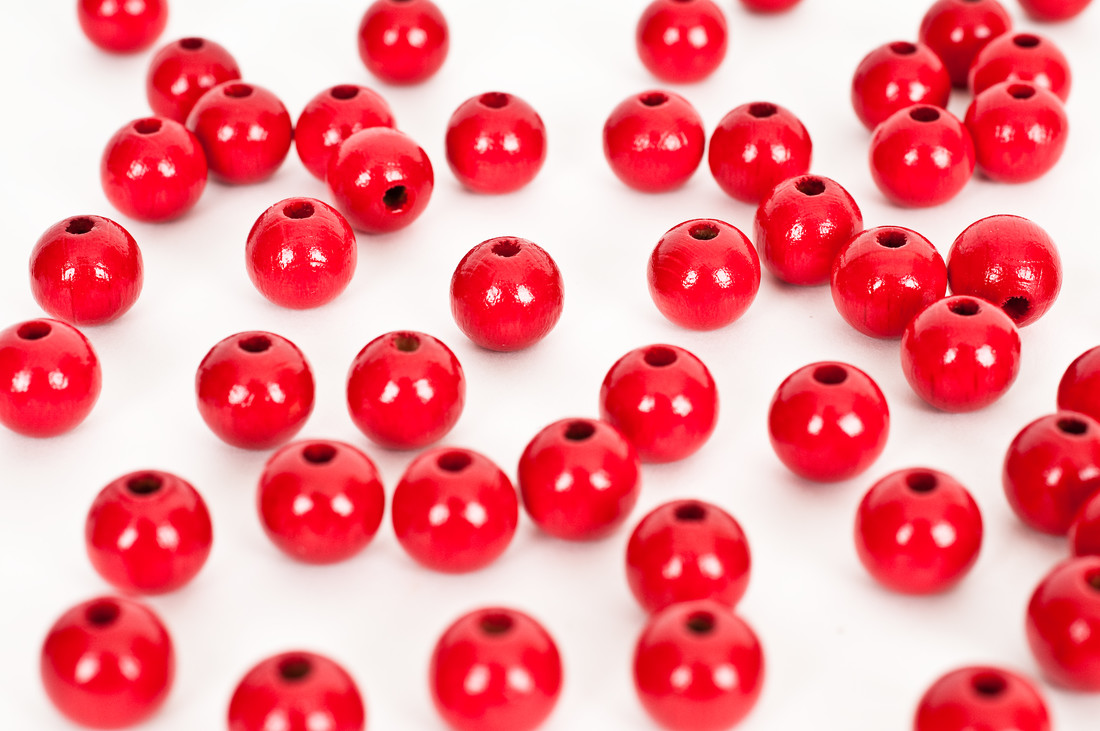 Houten parels 10 mm 52 stuks Houten parels 10 mm 52 stuks