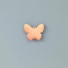 Emailleerplaatje vlinder 10 stuks 26 x 30 mm