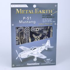 Metal Earth vliegtuig Mustang P-51