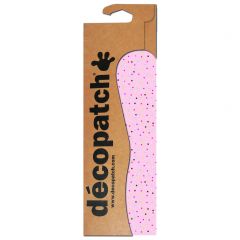 Decopatch papier 30 x 40 cm 3 vel roze confetti