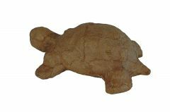 Papier-maché figuurtje 12 cm schildpad