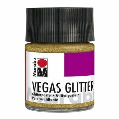 Marabu Vegas glitterpasta 50 ml goud