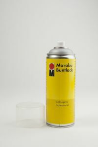 Marabu kleurspray 400 ml zilver
