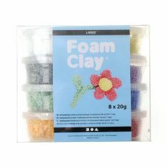Foam Clay Large 8 x 20 g assortiment