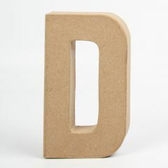 Letter karton, hoogte 20,5 cm, dikte 2,5 cm D