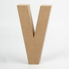 Letter karton, hoogte 20,5 cm, dikte 2,5 cm V