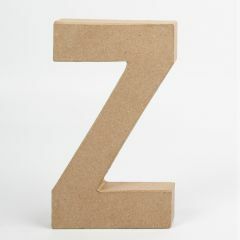 Letter karton, hoogte 20,5 cm, dikte 2,5 cm Z