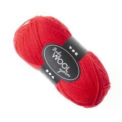Baby wol 50 g rood