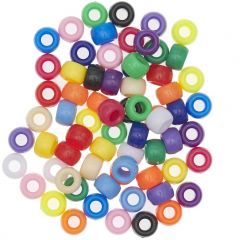 Ponii Beads Kralen 9 x 6 mm 400 stuks classic multicolour
