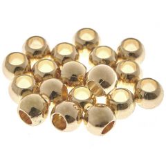 Ponii Beads Kralen metaal 9 x 7 mm 20 stuks goud