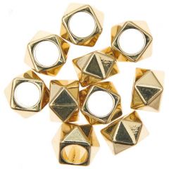 Ponii Beads Kralen metaal 11 x 7 mm 10 stuks goud