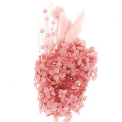 Droogbloemen mix 30 cm pastel roze