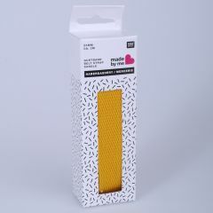 Tassenband 2,5 cm 2 m donker geel
