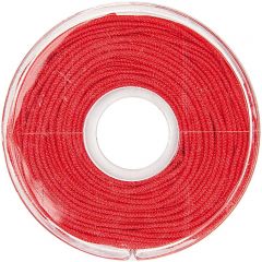 Polyester koord 1 mm 10 m rood