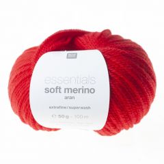 Essentials Soft Merino 50 g rood