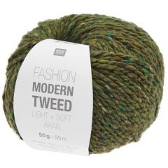 Fashion Modern Tweed Aran 50 g olijf