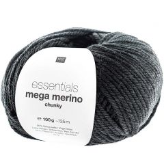Mega Merino 100 g zwart