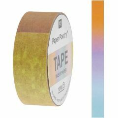 Washi Tape 1,5 cm x 10 m regenboog pastel