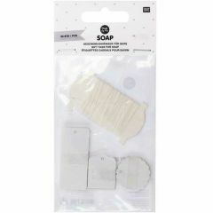 Labels zeep 30 stuks wit