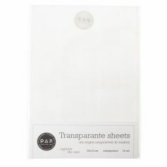 Transparante sheets voor inkjet printer A4 10 stuks