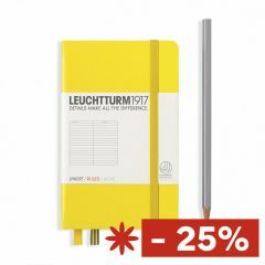 Leuchtturm1917 notitieboek pocket A6 gelijnd geel