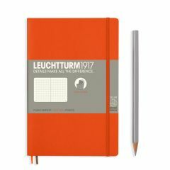 Leuchtturm1917 notitiebook paperback B6+ gestippeld oranje