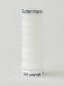 Gutermann polyester naaigaren 200 m nr 111 gebroken wit
