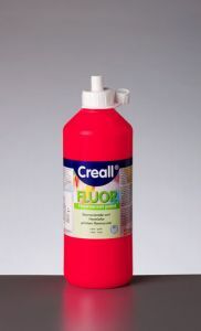 Creall fluorverf 500 ml rood