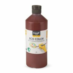 Creall plakkaatverf Eco color 0,5 l donkerbruin