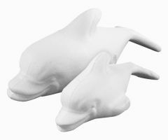 Polystyreen dolfijn 17 x 6 cm 