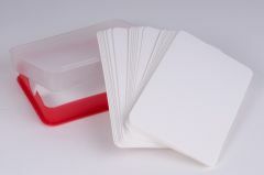 Blanco speelkaarten 6,5 x 10 cm 36 stuks